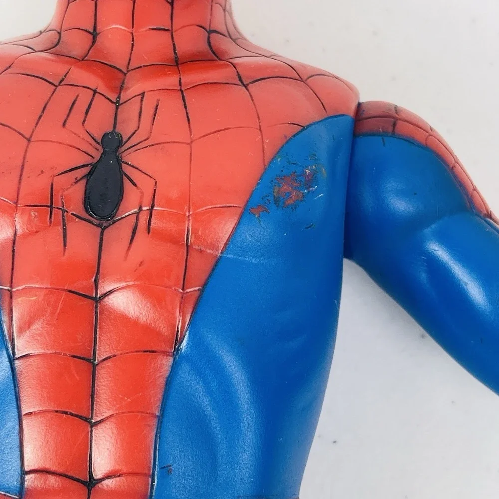 Vintage Spider Man Action Figure 1991 Marvel Toy Biz Inc 14 inch Mexico